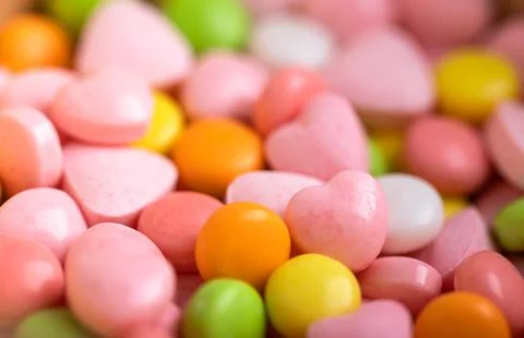 Colored candy for the background. Foto stock