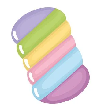 Colored candy design Stock Illustration