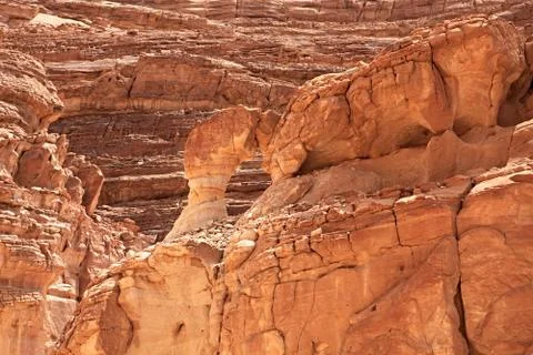 Colored Canyon. Fotos de archivo