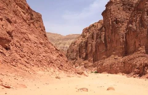 Colored Canyon. Stock Photos