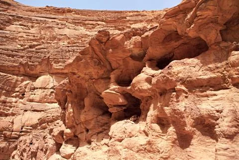 Colored Canyon. Stock Photos