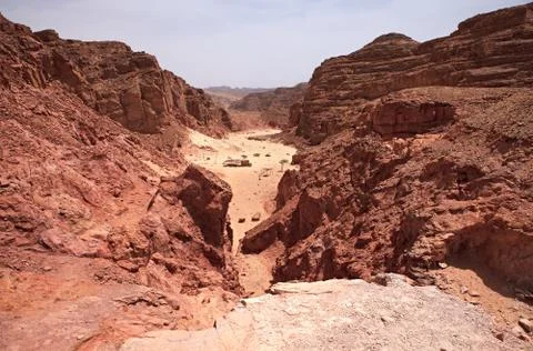 Colored Canyon. Stock Photos