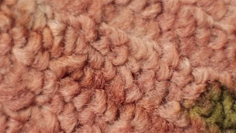 Colored carpet on the floor of the apartment Stock Footage 74250113