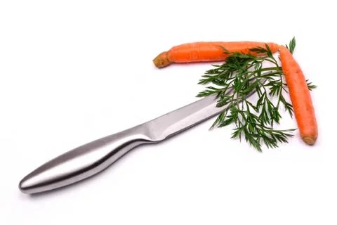 Colored carrots Stock Photos