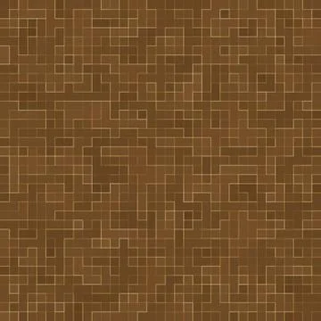 Colored ceramic stones. Abstract Smooth Brown Mosiac Texture abstract ceramic Stock Illustration
