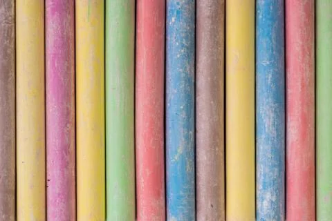 Colored Chalk Stock Photos