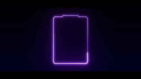 Colored checklist in highlight and glow effect mp4 video Stock Illustration