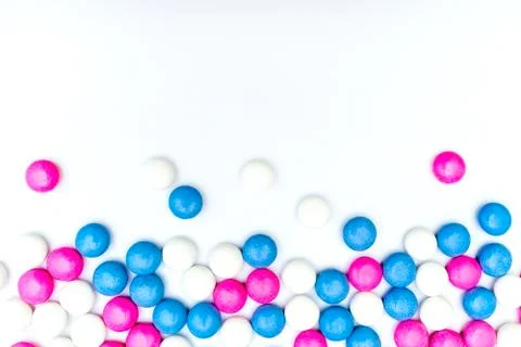 Colored chocolate coated candy Stock Photos