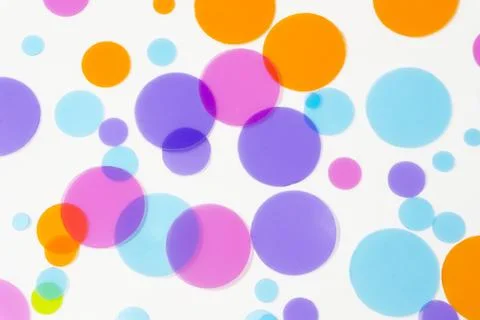 Colored circle pattern for background. Stock Photos