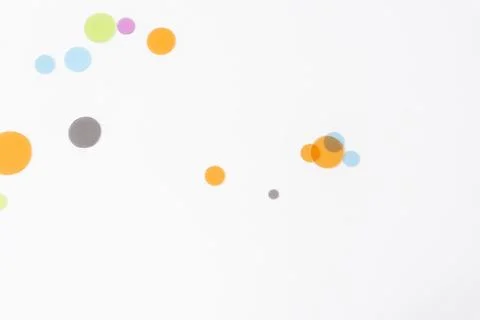 Colored circle pattern for background. Foto stock