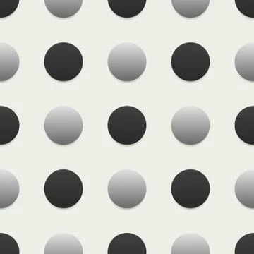 Colored circle seamless pattern shape art geometric graphic background vector Stock Illustration