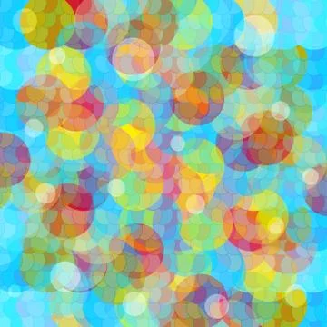Colored circles abstract geometric background vector illustration 스톡 일러스트