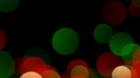 Colored circles defocused christmas background Stock Footage 223386254