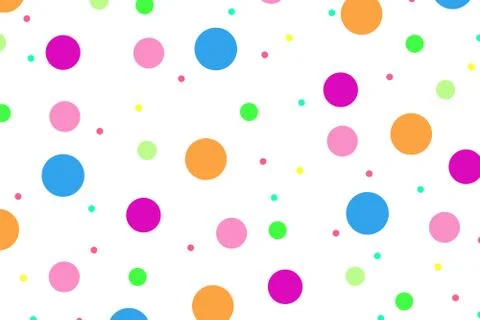 Colored circles in the form of abstraction. Selective focus. Stock Illustration