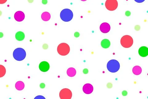 Colored circles in the form of abstraction. Selective focus. Stock Illustration