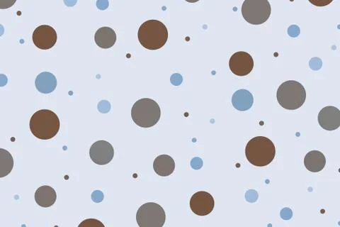 Colored circles in the form of abstraction. Selective focus. Stock Illustration