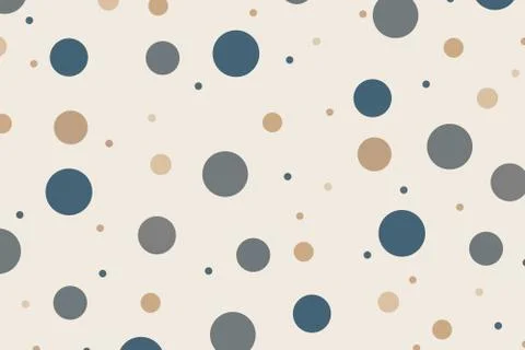 Colored circles in the form of abstraction. Selective focus. Stock Illustration