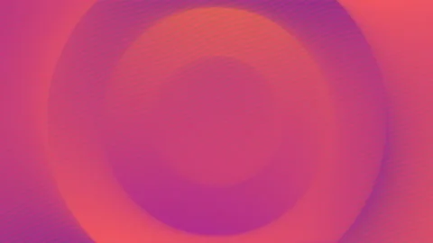 Colored Circles Gradient with Noise Lines Waves Rotation Motion Loop Background Stock Footage 148053317