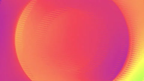 Colored Circles Gradient with Noise Lines Waves Rotation Motion Loop Background Stock Footage 209950450