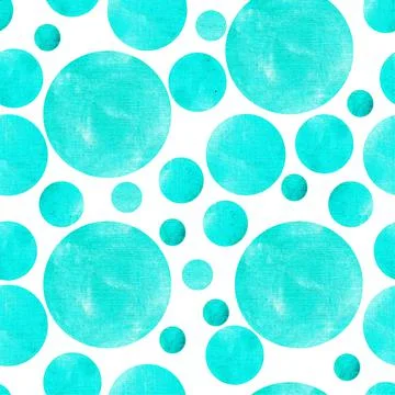 Colored circles, pattern, watercolor Stock Illustration