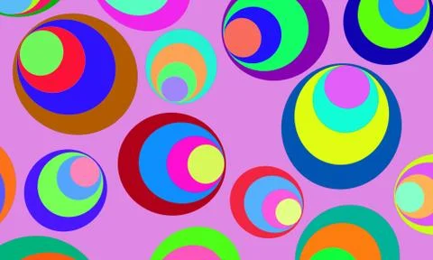Colored circles Stock Photos