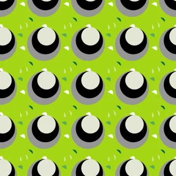 Colored circles. Seamless geometric pattern. vector illustration. Stock Illustration