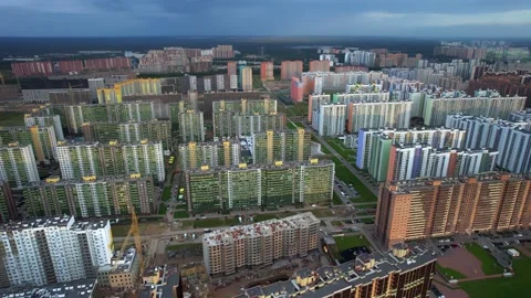 Colored city Stockbeeldmateriaal 161598077