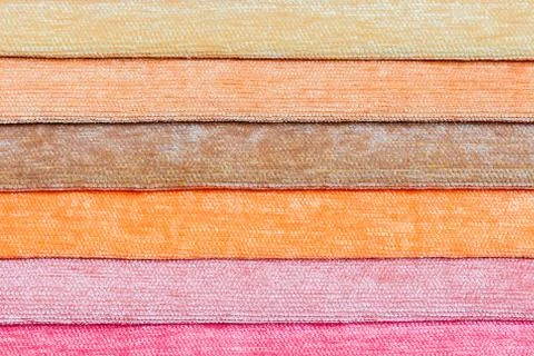 Colored cloth background texture Stock Photos