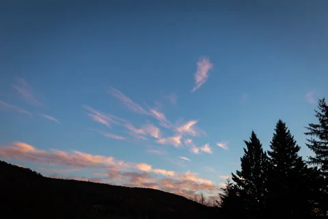 Colored cloud sunset Stock Footage 147098784