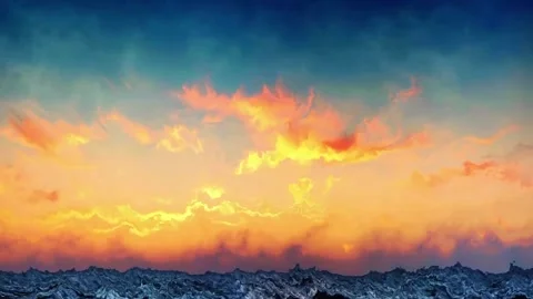 Colored clouds that are slowly changing 스톡 동영상 131697413