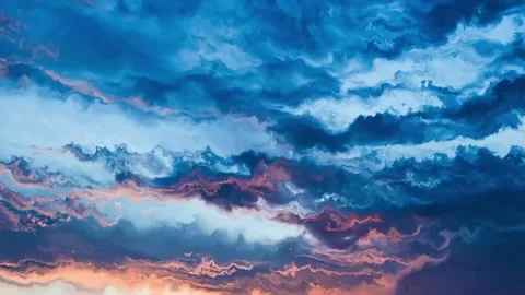 Colored clouds that are slowly changing 스톡 동영상 133815158