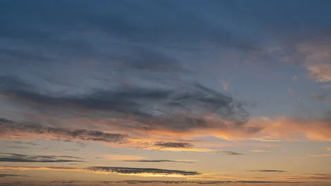 Colored clouds at sunrise time Stock Footage 160340291