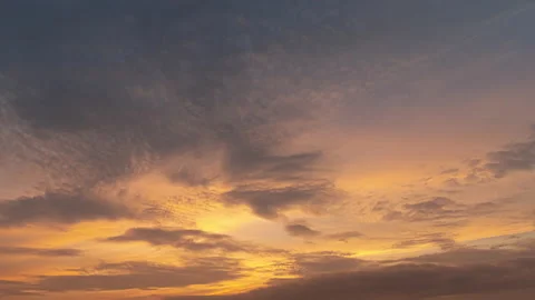 Colored clouds at sunrise time Stock Footage 160342009