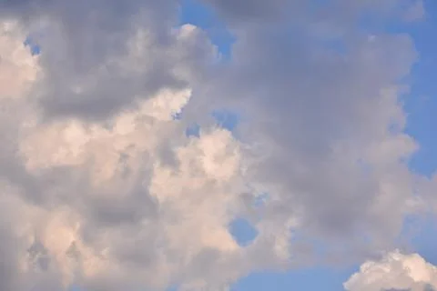 Colored Clouds at Sunset Stock Photos