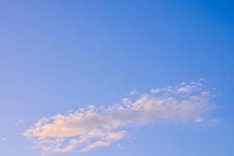 Colored Clouds at Sunset Stock Photos