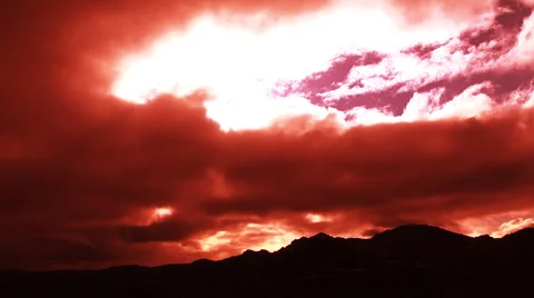 Colored clouds2 Stock-Footage 1460677