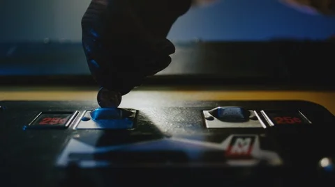 Colored Coin Stock Footage 118979627