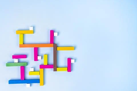 A colored composition Stock Photos