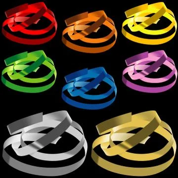 Colored Confetti Stock Illustration