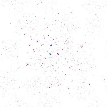 Colored Confetti Seamless Pattern. Set of Particles. Colored Confetti Seam... Stock Photos