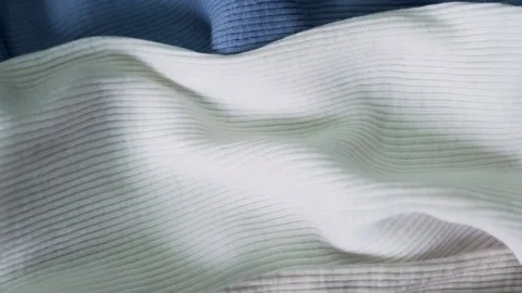 Colored Cotton Fabrics, Texture Of Cotton Fabric, Material Of Cotton. The Backgr Video stock 152235136