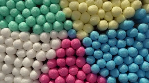 Colored cotton swabs Stock Footage 297404807