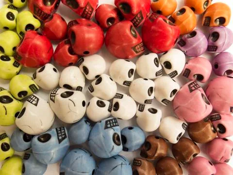 Colored counters for the background image Stock Photos