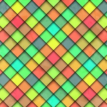 Colored Cracked Background Stock Illustration
