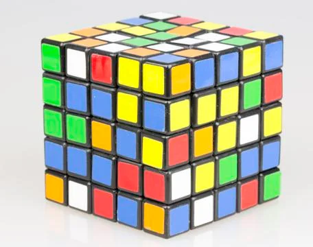 Colored Cube Close Up Stock Photos