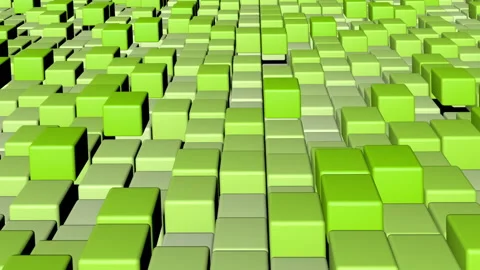 Colored Cubes Stock Footage 158872878