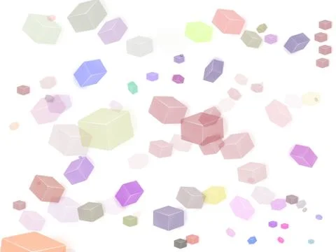 Colored cubes1 Stock Illustration