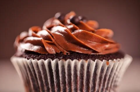 Colored Cupcake on Background. High quality photo. Stock Photos