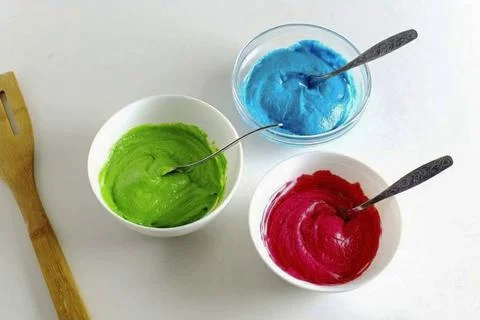 Colored Cupcakes5 Foto stock
