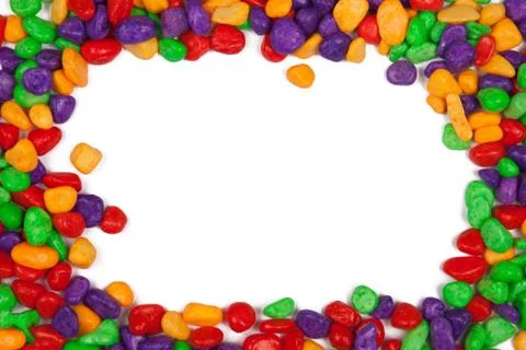 Colored decorative stones Foto stock